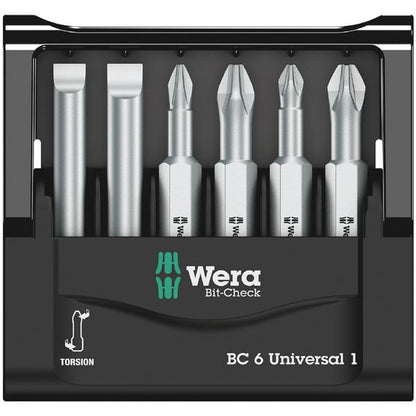WERA ヴェラ 6本組 差込6.35mm ドライバービットセット 056474 工具 ツール DIY 作業工具 道具