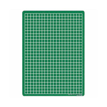 ライオン事務器カッティングマット 再生オレフィン製 両面使用 300×220×3mm グリーン CM-30S 1枚