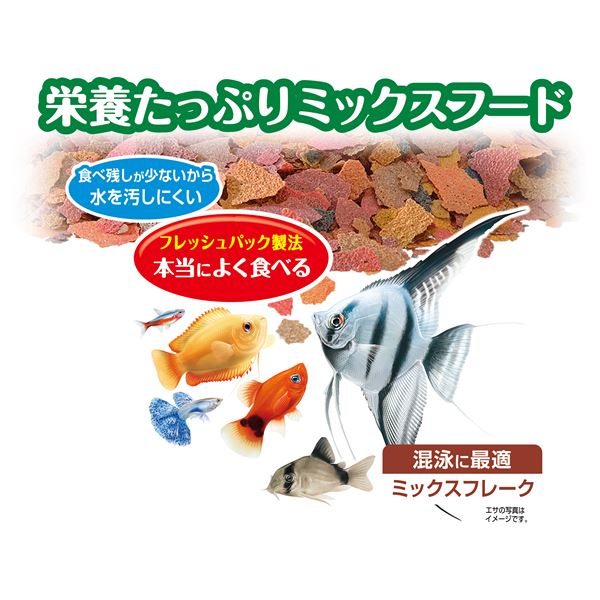 （まとめ）パックDEフレーク 熱帯魚の主食 52g 熱帯魚用フード 【×5セット】【代引不可】