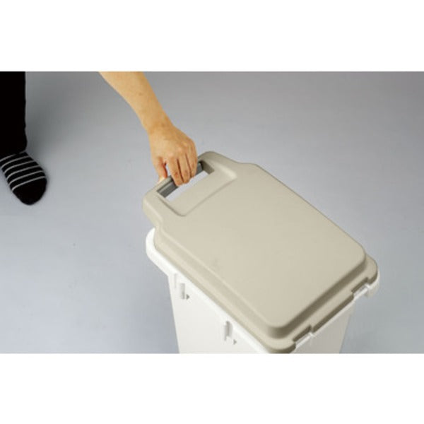 ゴミ箱 ダストボックス 幅31.9cm 33L グリーン ふた付き 日本製 コンテナスタイル キッチン 台所 店舗 オフィス