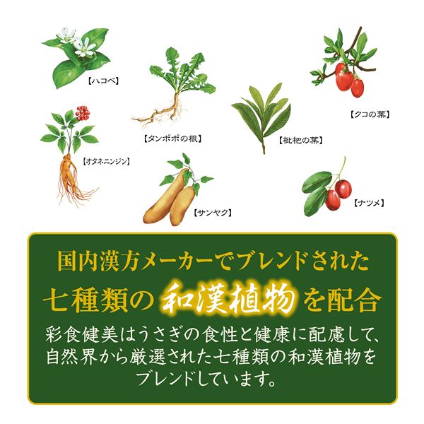 （まとめ） 彩食健美7種ブレンド でんぷんカット 800g 【×2セット】 ウサギ用フード【代引不可】