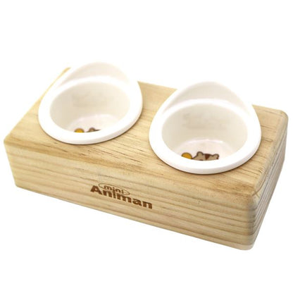 （まとめ）ハムちゃんの森 食卓ツイン【×3セット】 (小動物用品/食器・給水器)【代引不可】