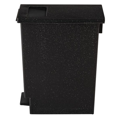 ゴミ箱 20L 約幅20cm ブラック 日本製 プッシュ式 足元ペダル式 蓋付 ダストボックス トラッシュカン リビング 台所 完成品