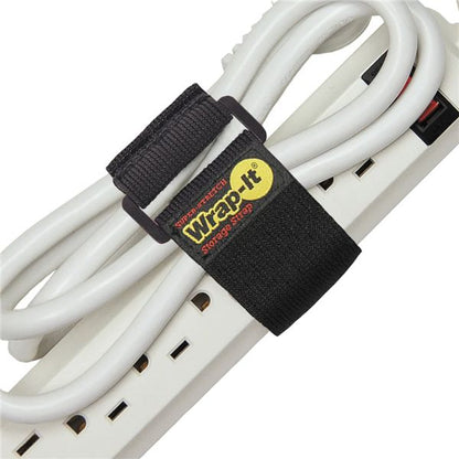 Wrap-It ラップイット 配線コード収納ストラップ 9X1.5inch 5個入 BK 705-09B 工具 ツール DIY 作業工具