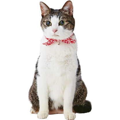 （まとめ）猫小町シュシュ 桜 レッド【×3セット】 (猫用品)【代引不可】