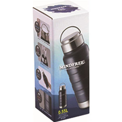 MINDFREE -マインドフリー- ステンレスボトル 550ml ネイビー MF-05N