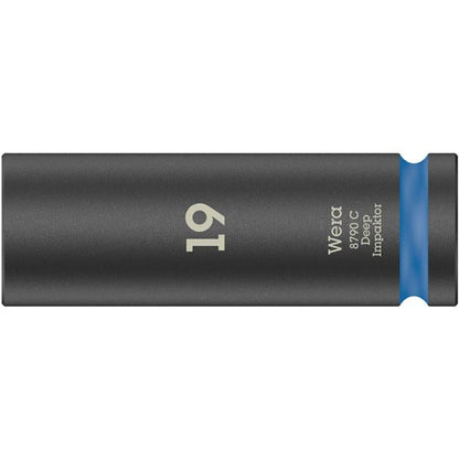 WERA ヴェラ 差込角1/2SQ HEXディープインパクトソケット サイズ19mm 全長83mm 004836 工具 ツール DIY 作業工具 道具