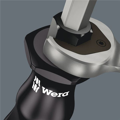 WERA ヴェラ Kraftform ハンドル 根本六角 貫通 マイナスドライバー 先端サイズ1.0×5.5mm 軸長100mm 100085 工具 ツール DIY