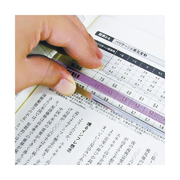 （まとめ） 共栄プラスチックカラーバールーペ ミニ 10.5cm ライトラベンダー CBLM-500-LL 1個 【×3セット】