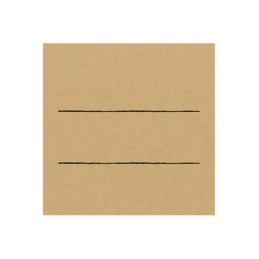 （まとめ） ササガワ手書きPOP用カード スクエア型 クラフト 16-1754 1パック（10枚） 【×5セット】