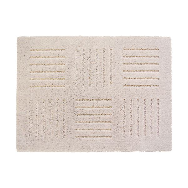 オカ ピタプラスブリック ジョイントキッチンマット 約45×60cm ベージュ 1枚
