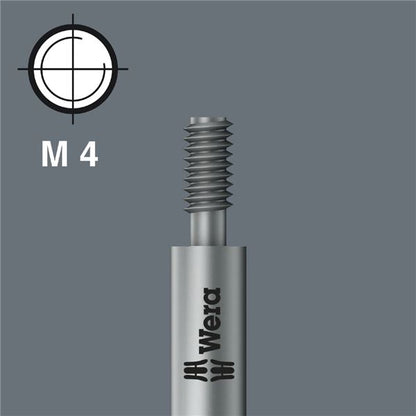 WERA ヴェラ PZ2X33 11シリーズ専用 ポジドライブビット 差込M4スレッド 刃先サイズPZ2 全長33mm 065096 工具 ツール DIY