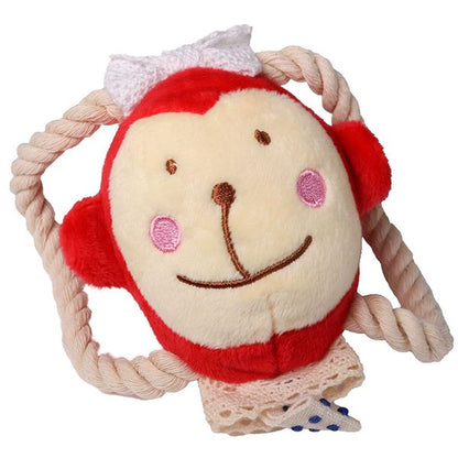（まとめ） デコフル おさるさん 【×3セット】 （犬用玩具）【代引不可】