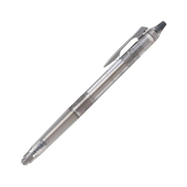 （まとめ） パイロットゲルインキボールペン フリクションボール ノックゾーン 極細0.5mm 黒 （軸色：ニュートラルクリア） LFBKZ-50EF-NTC1本 【×3セット】