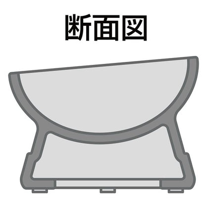 （まとめ）フードが食べやすい脚付き陶器食器 Sサイズ【×2セット】 (犬猫用品/食器)【代引不可】