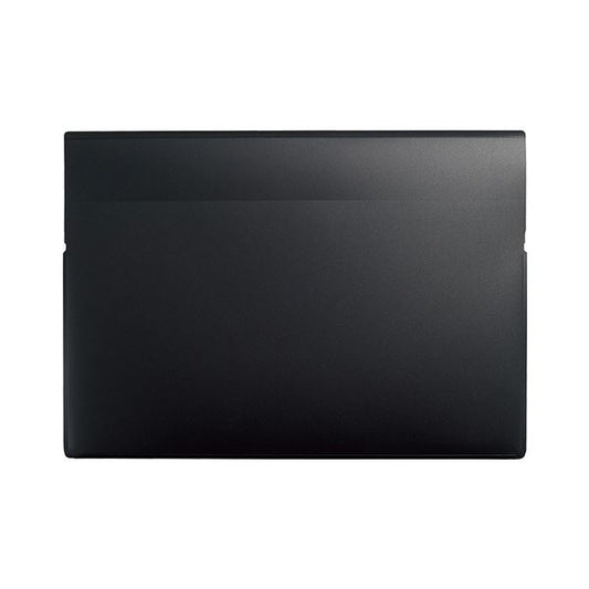 （まとめ） リヒトラブNoir×noir ワンタッチホルダー A4ワイド F-5906 1枚 【×10セット】