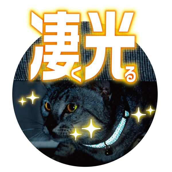 （まとめ）フラッシュソフトキャットカラー ブルー【×3セット】 (猫用品/首輪)【代引不可】