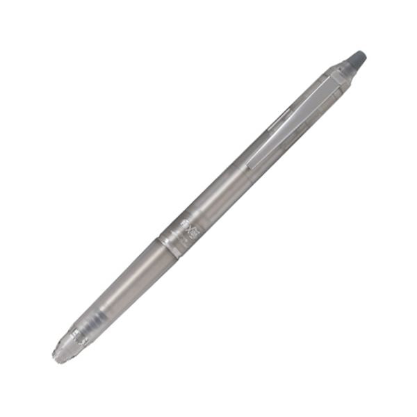 （まとめ） パイロットゲルインキボールペン フリクションボール ノックゾーン 極細0.5mm 黒 （軸色：ニュートラルクリア） LFBKZ-50EF-NTC1本 【×3セット】