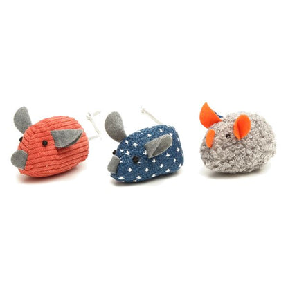 （まとめ）ファニーズ フラッフィーマウス （3個セット）【×3セット】 (猫用玩具)【代引不可】