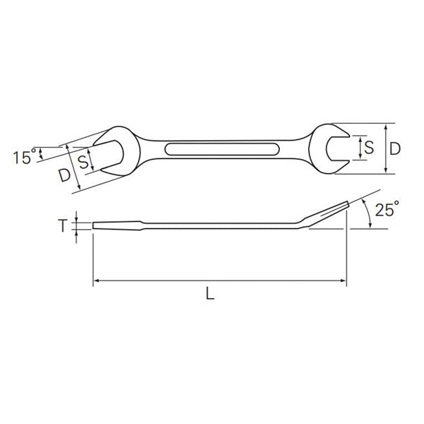 KTC 京都機械工具 プロフィットツール 両口スパナ 10mm JAN付 S30-10S スパナ 工具 ツール DIY 作業工具