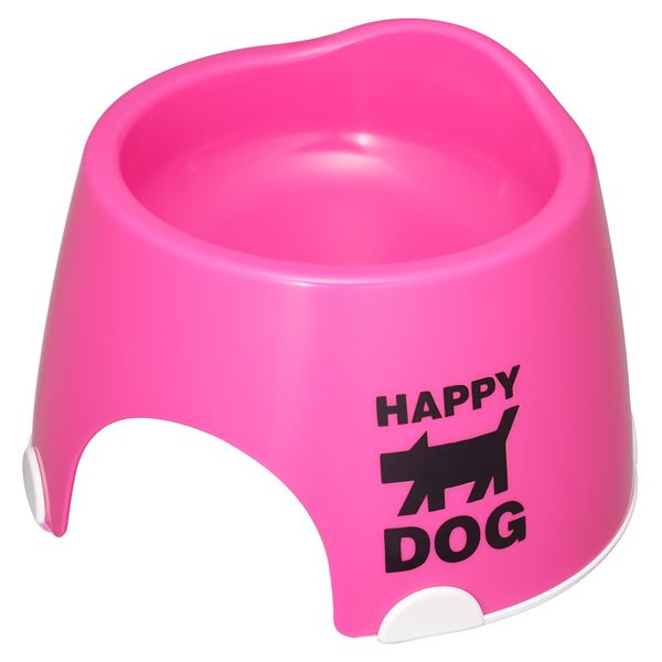 （まとめ）小型犬専用フードボウル すべり止め付 ピンク【×5セット】 (犬用品)【代引不可】