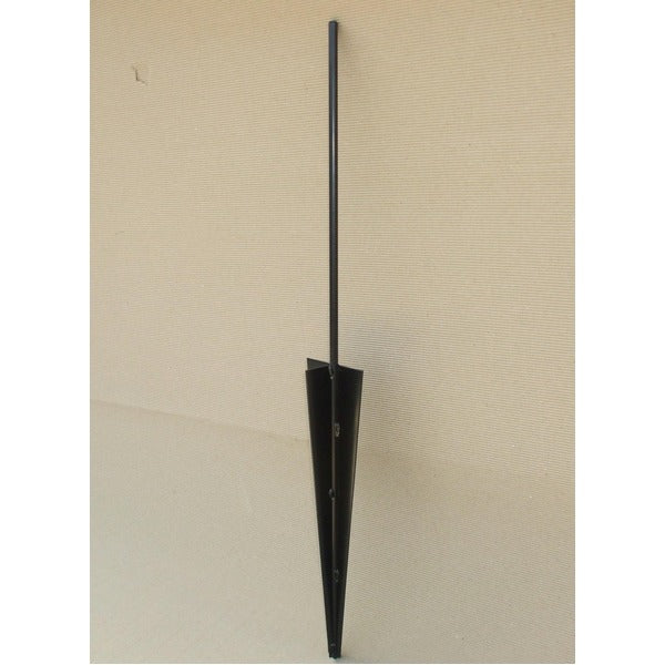 羽根付き杭/固定器具 【アーチ・オベリスク等対応/M型】 長さ72cm 日本製 〔フラワースタンド 花台〕