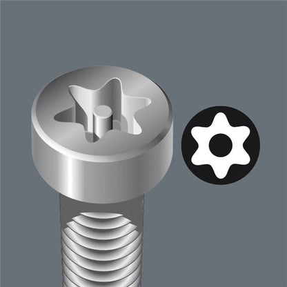 WERA ヴェラ Bore Torx トルクスネジ用 ドライバービット 差込6.35mm 刃先サイズTX8 全長89mm 060048 工具 作業工具 ツール DIY