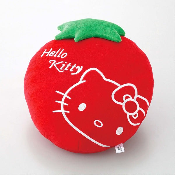 Hello Kitty ハローキティ ストロベリークッション Lサイズ レッド ベルボア生地使用