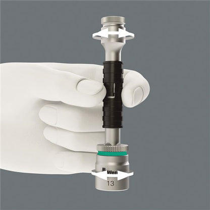 WERA ヴェラ 差込角1/4DR ロッキング エクステンションバー 全長75mm 003530 工具 ツール DIY 作業工具 道具