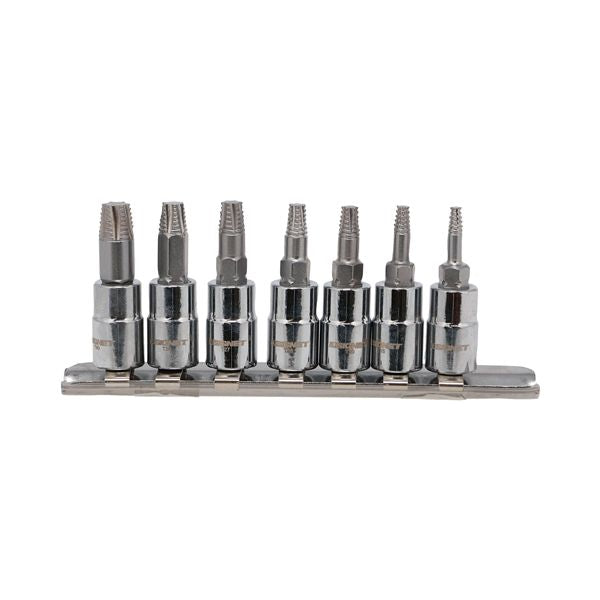 SIGNET シグネット 7点入 1/4DR ヘックスローブボルトリムーバーソケットセット レール付 21877