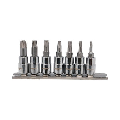 SIGNET シグネット 7点入 1/4DR ヘックスローブボルトリムーバーソケットセット レール付 21877