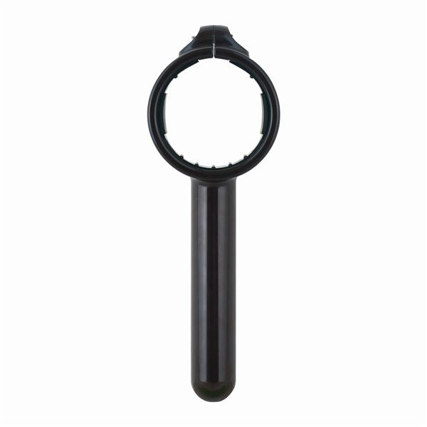 【2個セット】 ドアレバー ダークブラウン 約幅18cm ノブ径48～53mm対応 取付簡単 後付け ドアノブ グリーンパル ドア用 扉用 DIY 日用雑貨