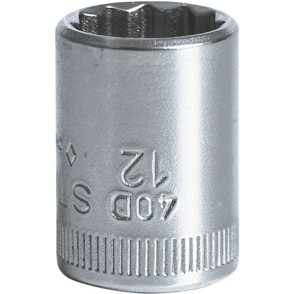 STAHLWILLE スタビレー 1/4SQ 十二角ソケット 12mm 全長23mm 面接触 40D-12 工具 ツール DIY 作業工具