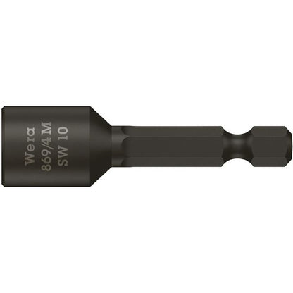 WERA ヴェラ 六角ボルト用 ナットセッター 差込6.35mm 刃先サイズ8.0mm 全長65mm マグネット付 060225 工具 ツール DIY 作業工具