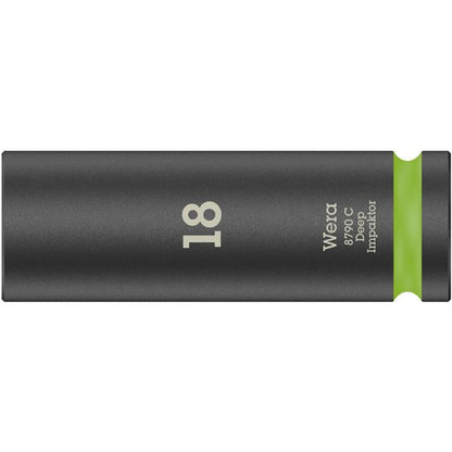 WERA ヴェラ 差込角1/2SQ HEXディープインパクトソケット サイズ18mm 全長83mm 004835 工具 ツール DIY 作業工具 道具