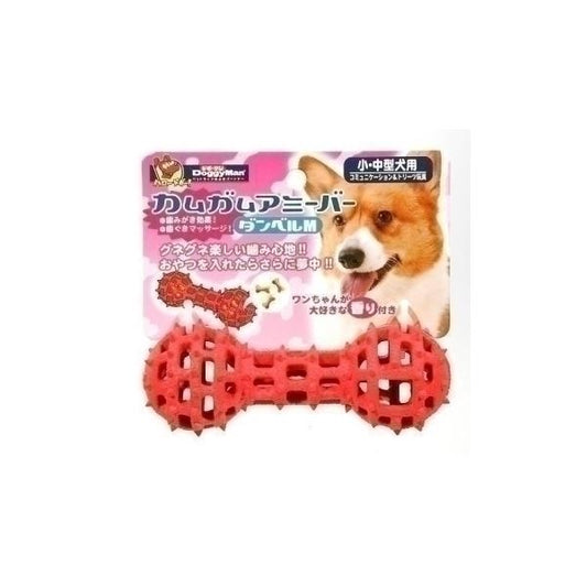 ドギーマンハヤシ ハヤシ カムガムアミーバー ダンベル M 【ペット用品】【代引不可】
