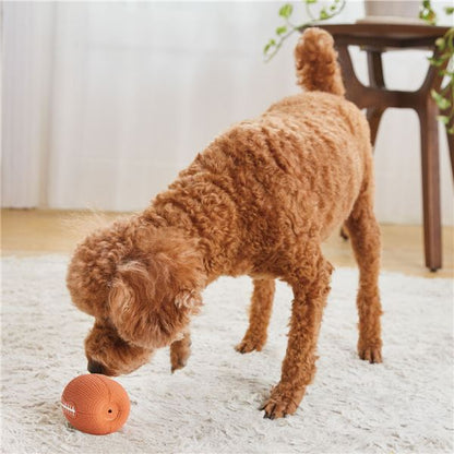 （まとめ）サイレントドッグラテックス ラグビーボール【×3セット】 (犬用玩具)【代引不可】