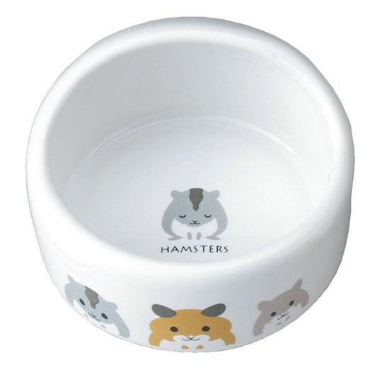 （まとめ）ハムちゃんのフード付食器【×5セット】 (小動物用品/食器・給水器)【代引不可】