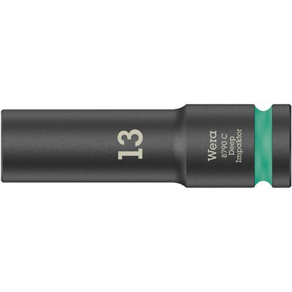 WERA ヴェラ 差込角1/2SQ HEXディープインパクトソケット サイズ13mm 全長83mm 004830 工具 ツール DIY 作業工具 道具