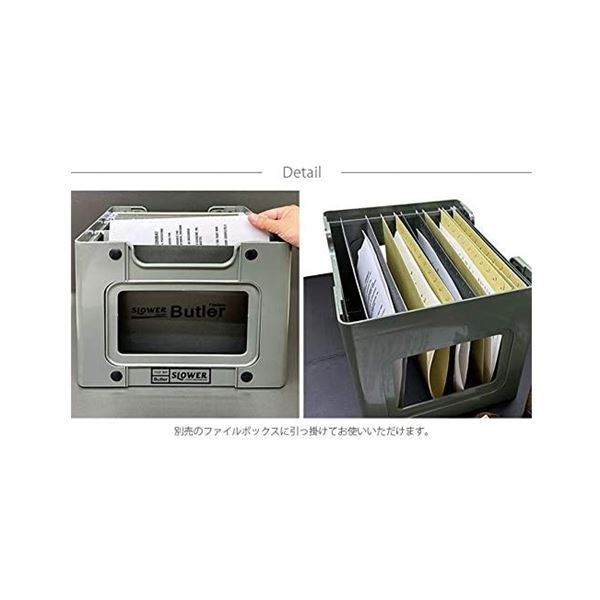 SLOWER（スロウワー） ファイルホルダー 同色10枚セット Butler（バトラー） オリーブ 【本体別売】