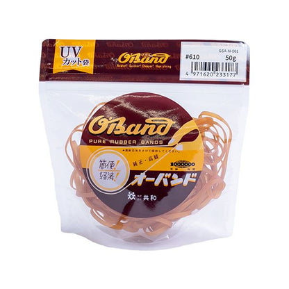 （まとめ） 共和 オーバンド#610 内径152mm 50g入 透明袋 GSA-N-001 1袋 【×3セット】