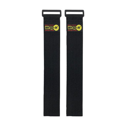 Wrap-It ラップイット 配線コード収納ストラップ 24X2inch 2個入BK 702-24B 工具 ツール DIY 作業工具