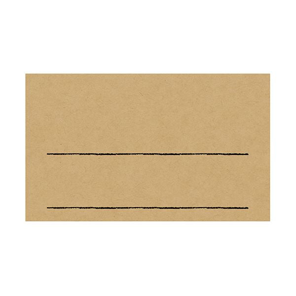 （まとめ）ササガワ 手書きPOP用カード 名刺サイズ クラフト 16-1753 1パック(10枚)【×5セット】