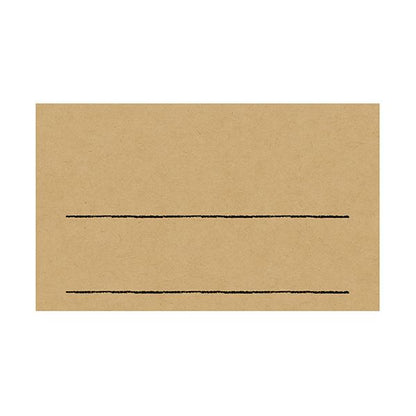 （まとめ）ササガワ 手書きPOP用カード 名刺サイズ クラフト 16-1753 1パック(10枚)【×5セット】