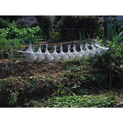 カラスよけ カラス対策用品 約長さ38×直径10cm カラスなぜ逃げる どこでも取付タイプ 日本製 畑 農作業 ゴミ置き場 ゴミ収集所