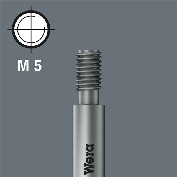 WERA ヴェラ トルクスネジ用 ドライバービット 差込M5スレッド 刃先サイズTX20 全長45mm 064155 工具 作業工具 ツール DIY 道具