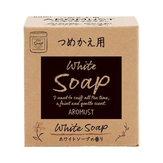 （まとめ） 晴香堂 アロマストホワイトソープ つめかえ用 160ml 1個 【×3セット】