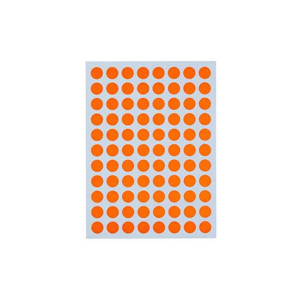 【まとめ】 マイタック カラーラベル ML-151N13 橙 8mm 【×10セット】