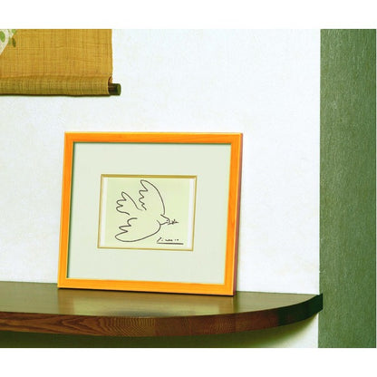 絵画額 ピカソ 「平和」 イエロー 壁掛け用 額縁 額 フレーム