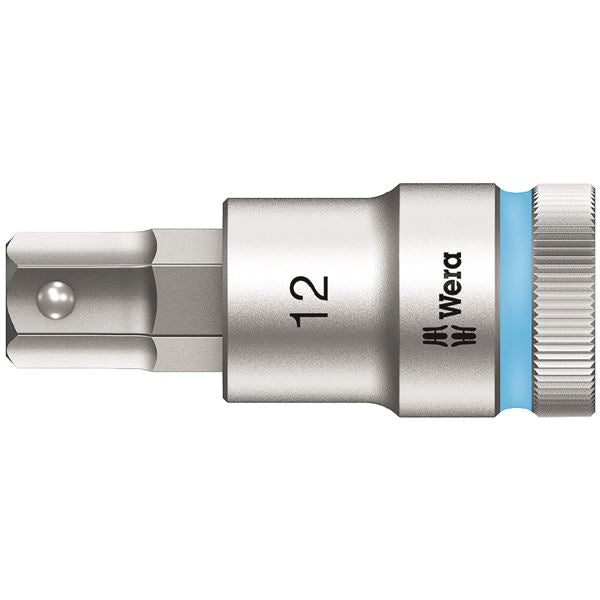 WERA ヴェラ 差込角1/2DR INHEX ビットソケット ドライブ保持機能付き 六角差込サイズ12mm 全長60mm 003826 工具 ツール DIY